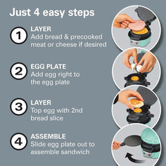 Breakfast Sandwich Maker, Mint