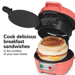 Breakfast Sandwich Maker, Coral