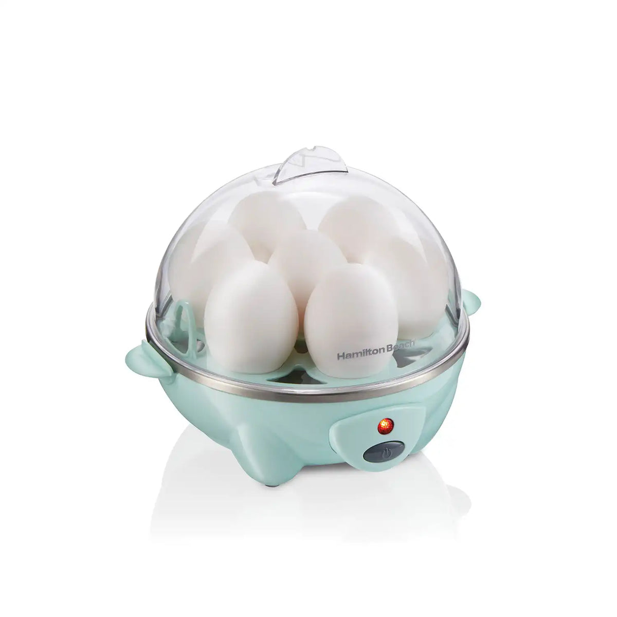 3-in-1 Egg Cooker with 7 Egg Capacity, Teal