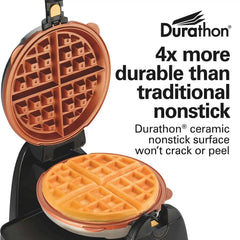 Durathon Removable-Grid Belgian Waffle Maker