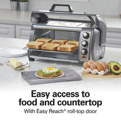Easy Reach® Toaster Oven with Roll-Top Door