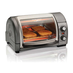 Easy Reach® 4 Slice Toaster Oven with Roll-Top Door