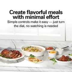 6 Quart Slow Cooker Chrome