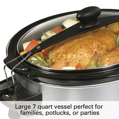 Stay or Go® Programmable 7 Qt. Slow Cooker with Party Dipper