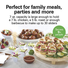 Programmable Stay or Go® Slow Cooker, Silver