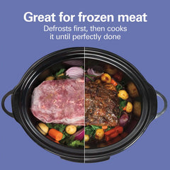 6 Quart Programmable Defrost Slow Cooker