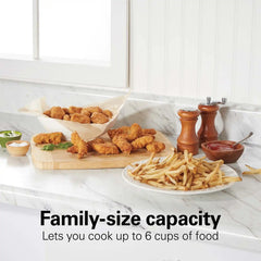8 Cup Deep Fryer, Red