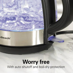 1.2 Liter Compact Glass Kettle