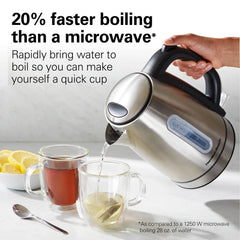 Stainless Steel 1.7 Liter Kettle with LED Light Ring