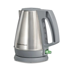 1 Liter Electric Kettle, Gray & Stainless