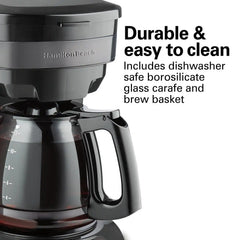 Black Stainless Coffee Maker