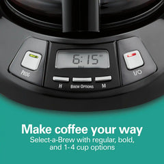 Black Stainless Coffee Maker