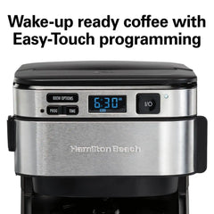 Front-Fill® 12 Cup Programmable Coffee Maker with Swing-Out Basket