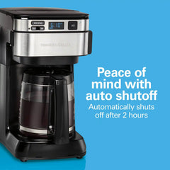 Front-Fill® 12 Cup Programmable Coffee Maker with Swing-Out Basket