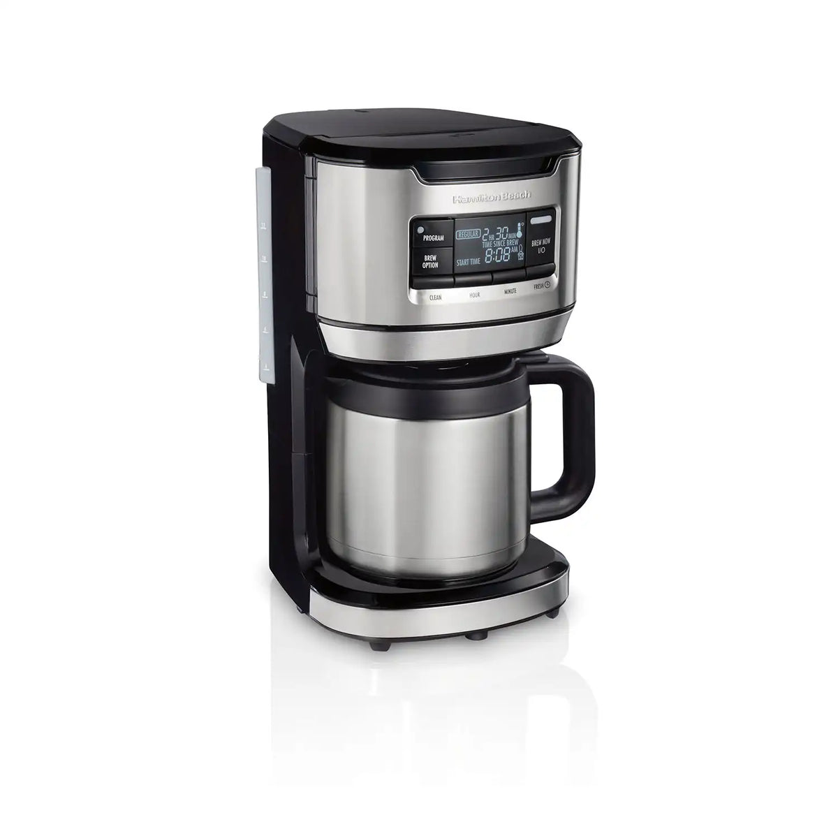 Front-Fill® 12 Cup Programmable Coffee Maker with Thermal Carafe Stainless Steel Accents