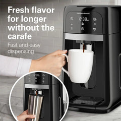 One Press® Dispensing Coffee Maker, 14 Cup