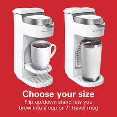 The Scoop® Single-Serve Coffee Maker, White