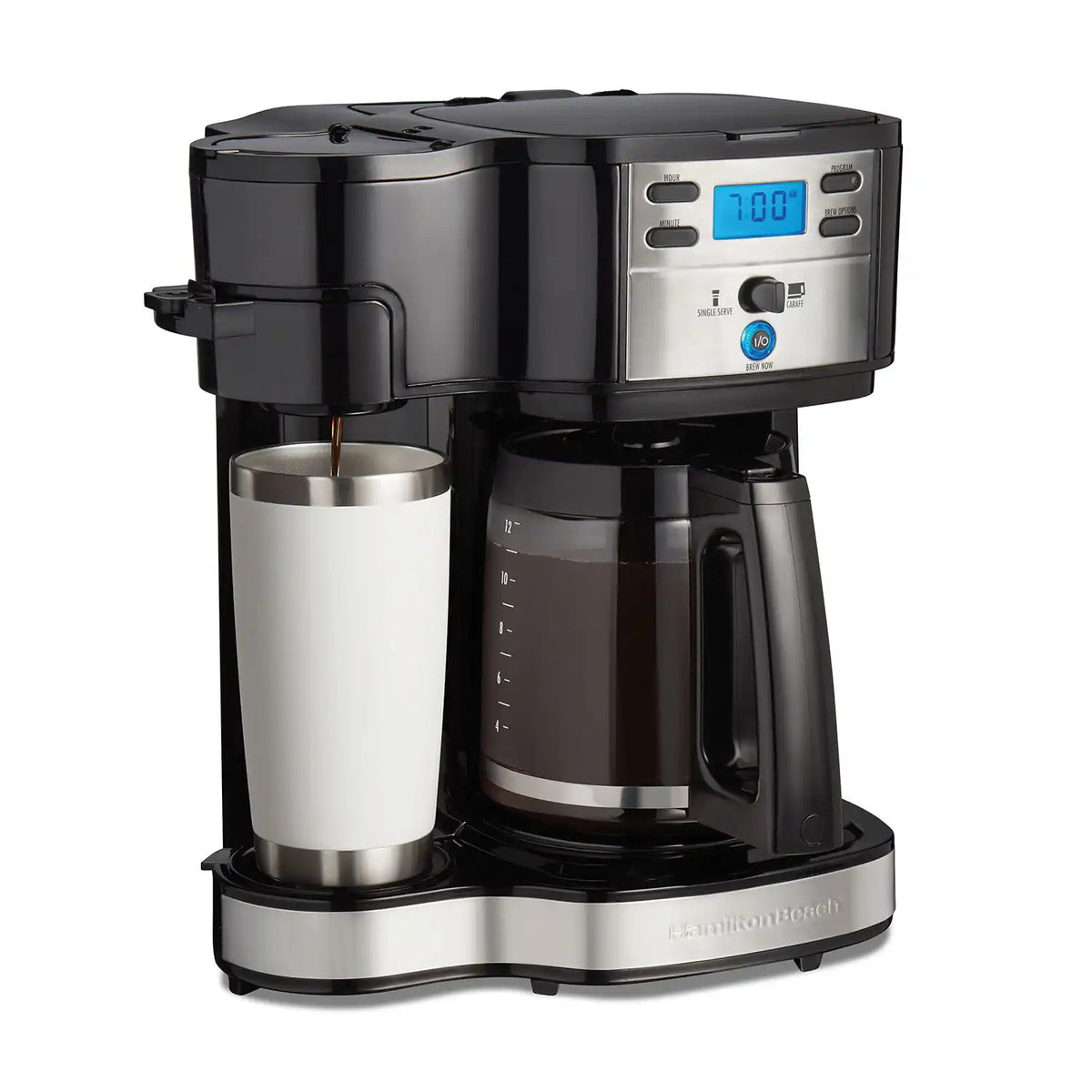 2-Way Programmable Coffee Maker, Stainless