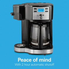 2-Way Programmable Coffee Maker, Stainless