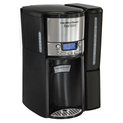BrewStation® 12 Cup Coffee Maker with Removable Reservoir, Black & Stainless