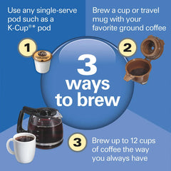 FlexBrew® Trio Coffee Maker, Black Stainless
