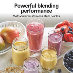 Smoothie Blender with 2 Travel Jars and 2 Lids