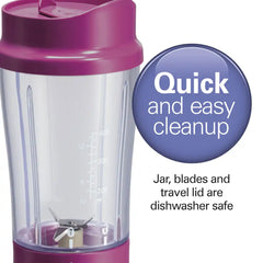 Personal Blender with Travel Lid, Raspberry