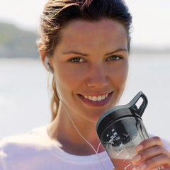 Wave Crusher® Blender with 40oz Glass Jar & Blend-in Travel Jar, Gray