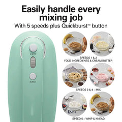 5 Speed Hand Mixer with SmartBoost™ Technology