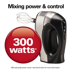 6 Speed Performance Hand Mixer with Case and Attachments