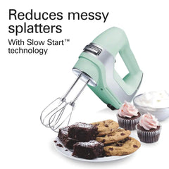 Hamilton Beach® Professional Hand Mixer 5 Speed, Mint