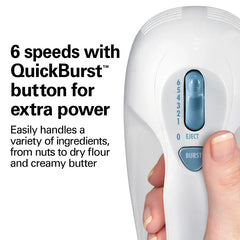 Hand Mixer with Snap-On Case