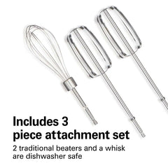 Hand Mixer with Snap-On Case