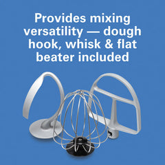 7 Speed Stand Mixer, 4 Quart, Silver