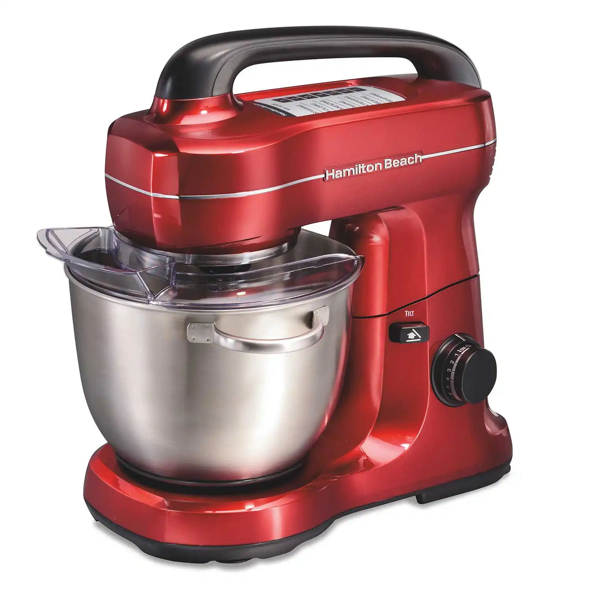 7 Speed Stand Mixer, 4 Quart, Red
