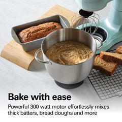 7 Speed Stand Mixer, 4 Quart, Aqua