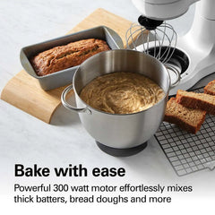 7 Speed Stand Mixer, 4 Quart, Pearly White