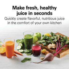 HealthSmart® Compact Juice Extractor, White
