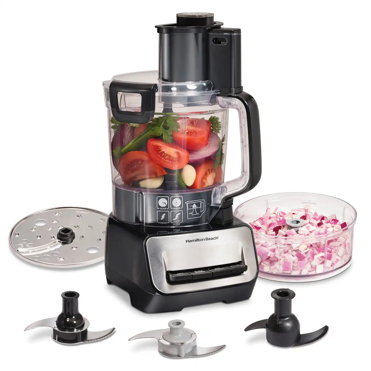 Hamilton Beach® Stack & Snap™ Duo Food Processor, 14 Cup Capacity, 70585
