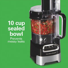 Hamilton Beach® Stack & Snap™ 10-Cup Food Processor, 70723G