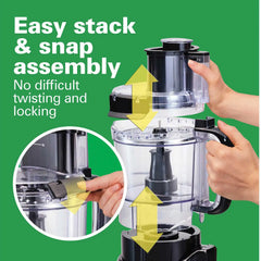 Hamilton Beach® Stack & Snap™ 12-Cup Food Processor, R70727