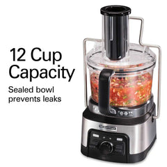 Hamilton Beach® Professional Spiralizing Stack & Snap™ Food Processor, 12 Cup, 70815