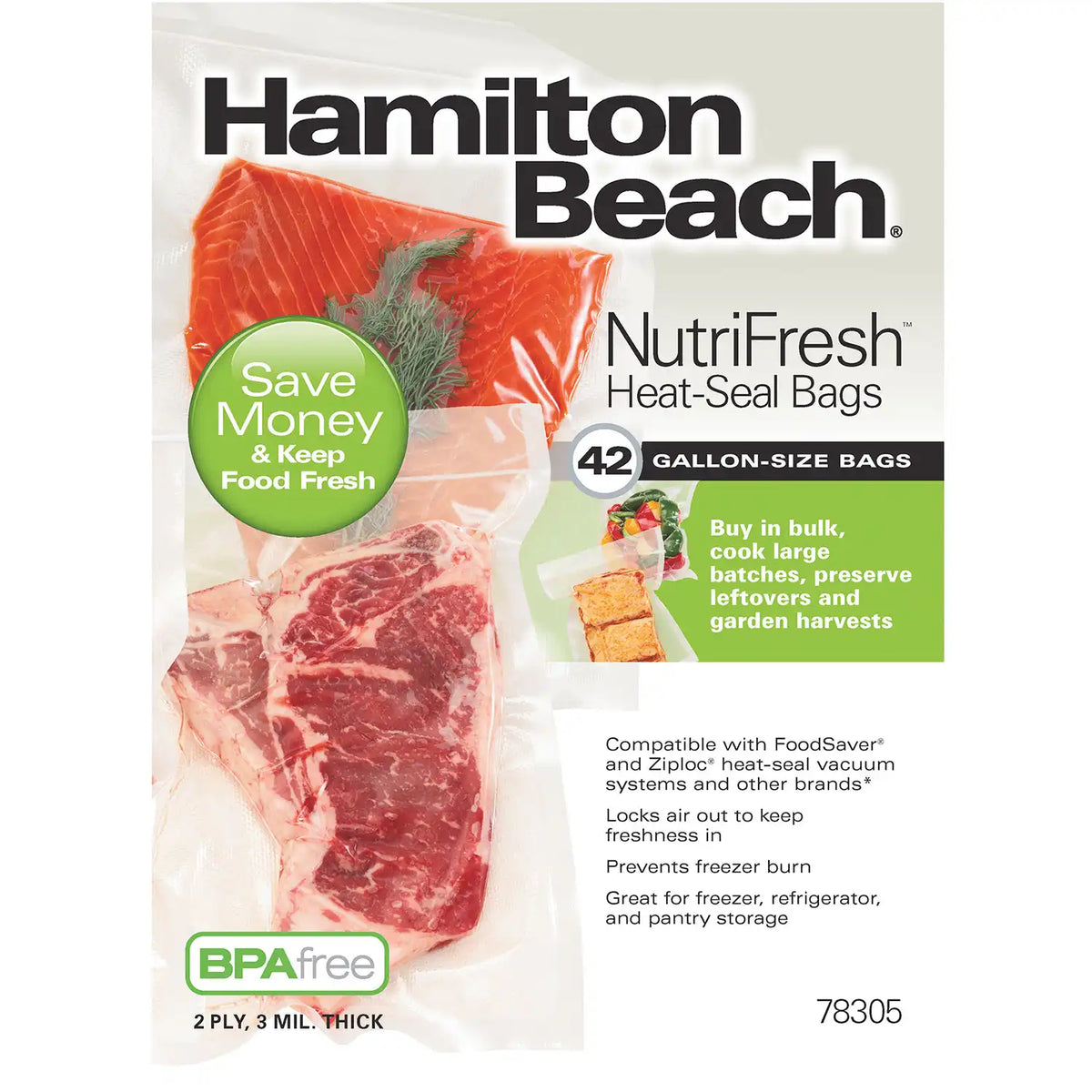 NutriFresh™ Vacuum Sealer Bags