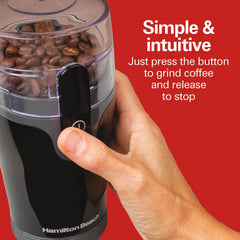 Hamilton Beach Fresh Grind Coffee Grinder, Black, 80335G
