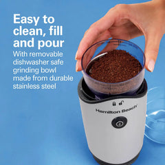 Hamilton Beach® Coffee and Spice Grinder, Silver, 80350G