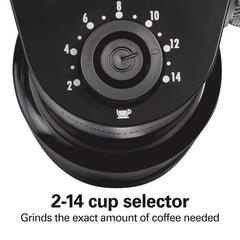 Hamilton Beach® Burr Coffee Grinder, Stainless, 80385