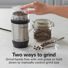 Hamilton Beach® Stainless Steel Custom Grind™ Coffee Grinder, 80406