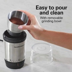 Hamilton Beach® Stainless Steel Custom Grind™ Coffee Grinder, 80406