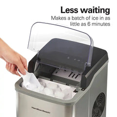 Countertop Bullet Ice Maker, Stainless Steel