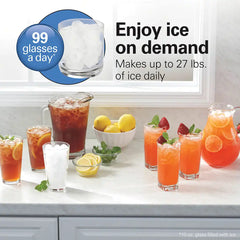 Countertop Bullet Ice Maker, Stainless Steel